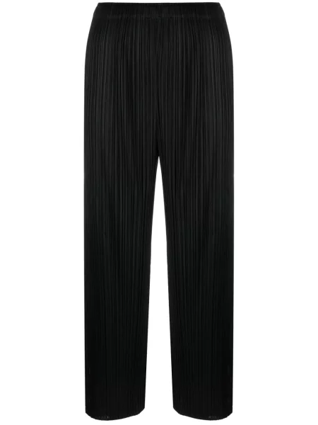 Cropp pantaloni Pleats Please Issey Miyake plisate negru