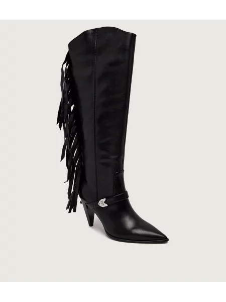 Pinko De piele cizme Vane 03 negru