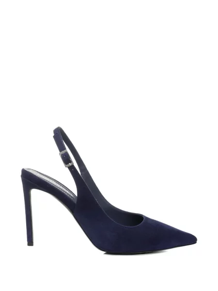 Pantofi cu toc Ginissima slingback albastru