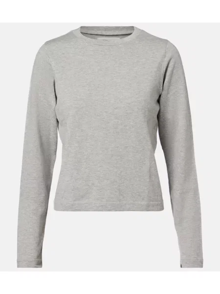 Top Extreme Cashmere din cașmir gri