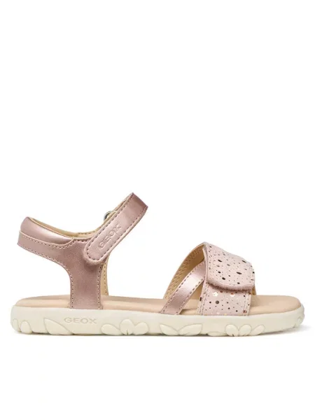 Geox Sandały J Sandal Haiti Girl M różowy