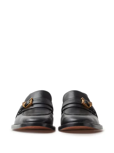 Pantofi loafer Versace din piele negru