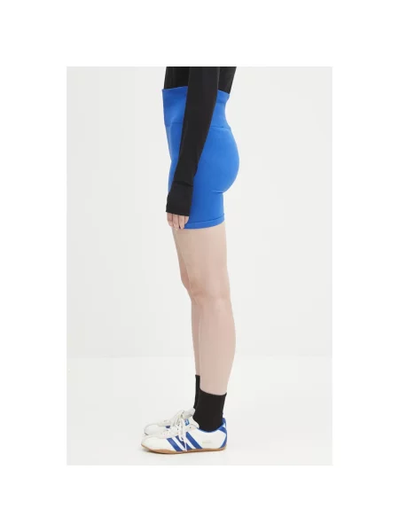 Spodenki sportowe Pangaia ze stretchu niebieskie