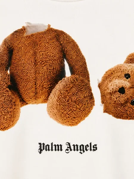 Sweter dziecięcy Palm Angels biały