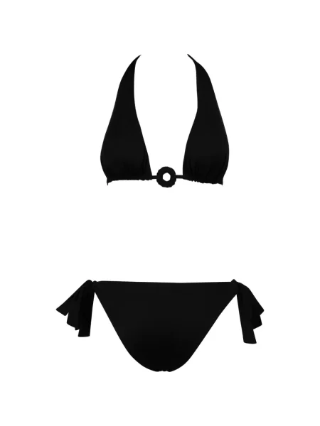 Bikini Fisico cu legături negru