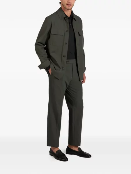 Pantaloni Incotex conici verde