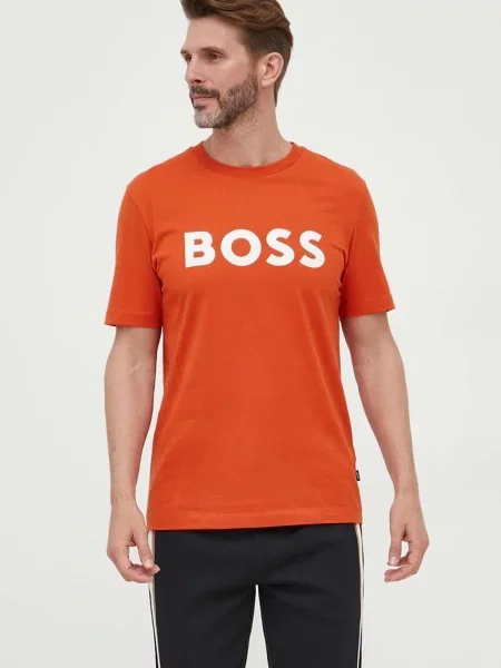 BOSS tričko oranžové