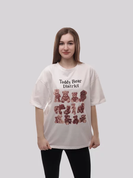 Футболка STREAM віскоза/поліестер білий