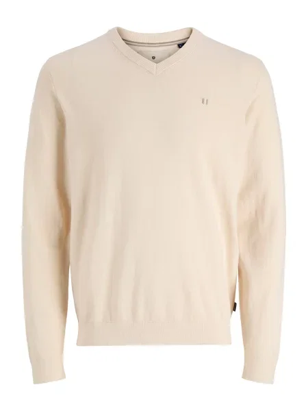 Jack & Jones Premium Pulover JPRBLUROBIN deschis bej