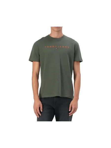 Tricou Tommy Jeans verde