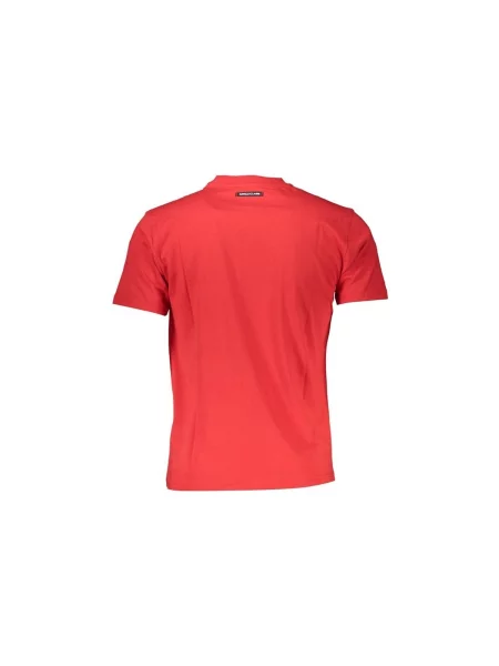 Tricou Cavalli Class cu mâneci scurte roșu