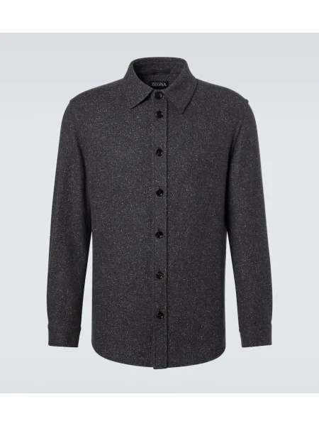 Svilena srajca Zegna siva