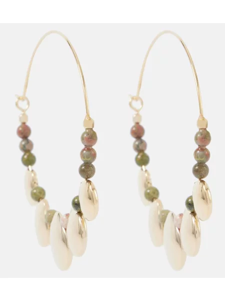 Uhani Isabel Marant kroglice zelena