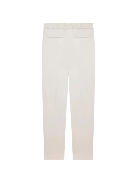 Pantaloni Valenza conici alb