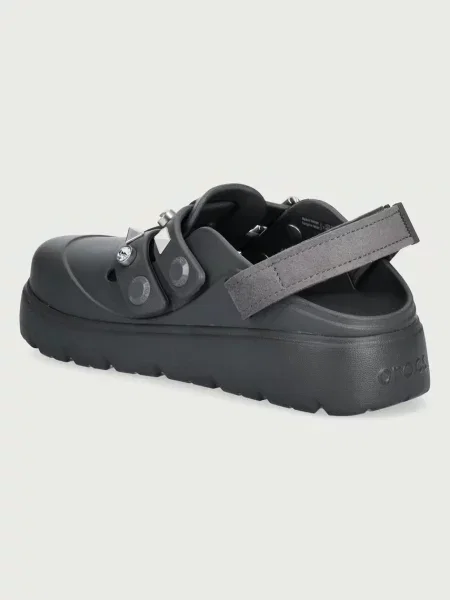 Шлепанцы Crocs на платформе с шипами