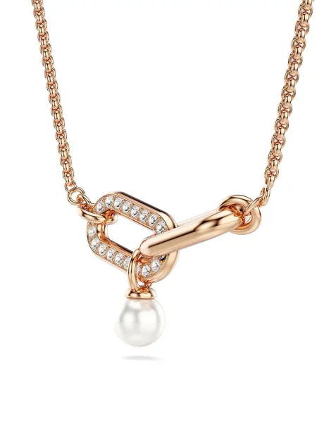 Colier Swarovski cu perle roz