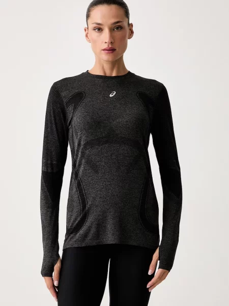 Asics longsleeve de antrenament ROAD SEAMLESS LS TOP gri