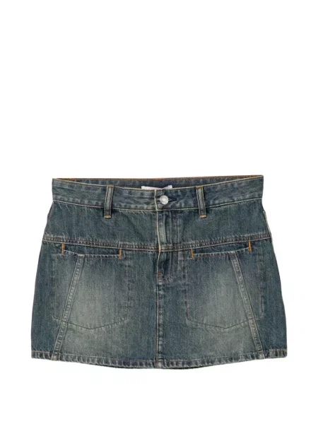 Spódnica jeansowa Helmut Lang niebieska