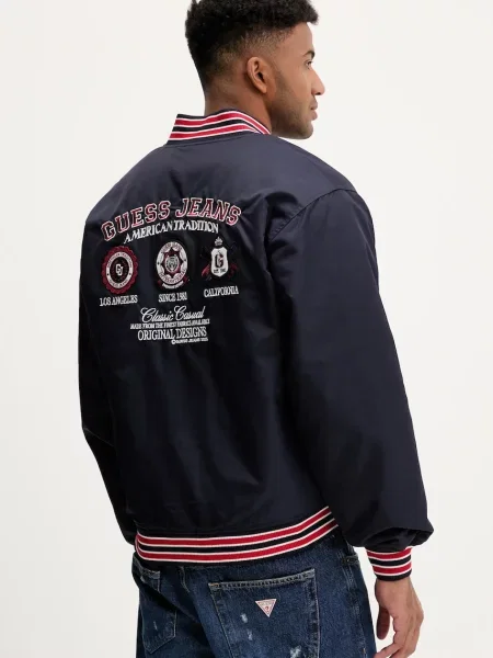 Guess Jeans bomber dzseki sötétkék átmeneti