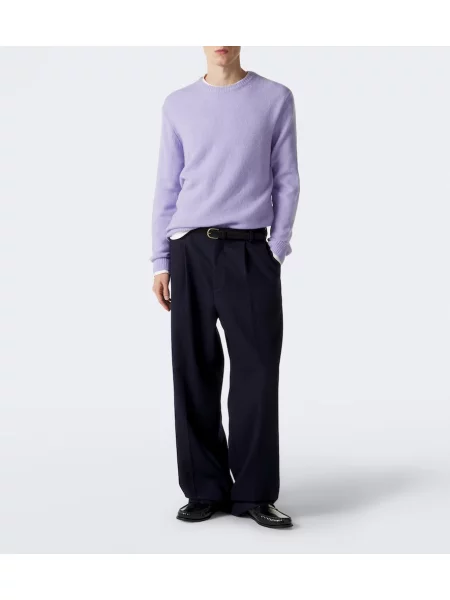 Pulover Lisa Yang de mătase violet