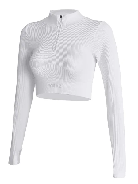 YEAZ Tricou funcțional Runway' alb