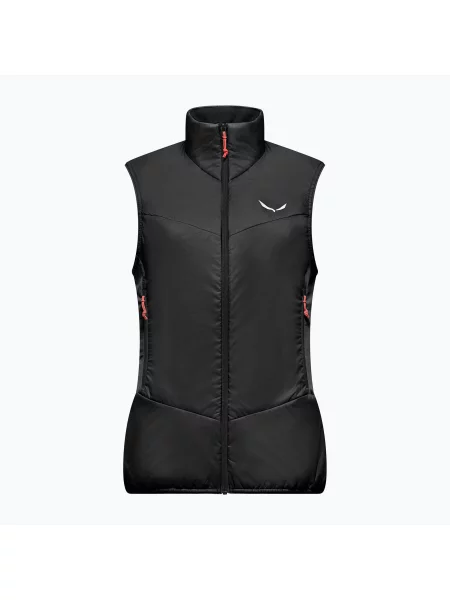 Treková vesta Salewa Ortles Hybrid Tyrol Wool Air black out černá