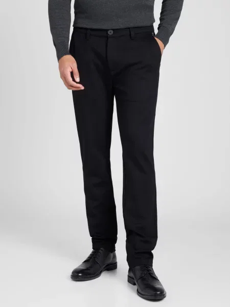 BLEND Pantaloni eleganți negru