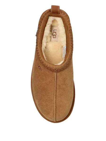 Papuci de casă Ugg din piele de căprioară maro