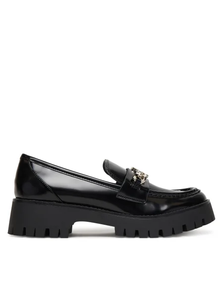 Pantofi loafer Guess negru
