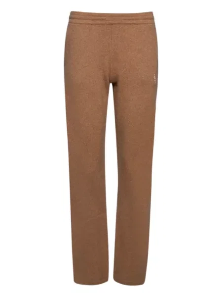 Pantaloni Sporty & Rich din cașmir maro