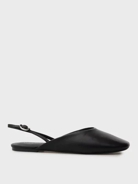 Кожаные босоножки Calvin Klein черные