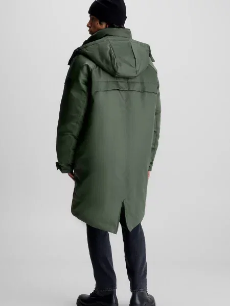 Джинсова куртка Calvin Klein Jeans зелена