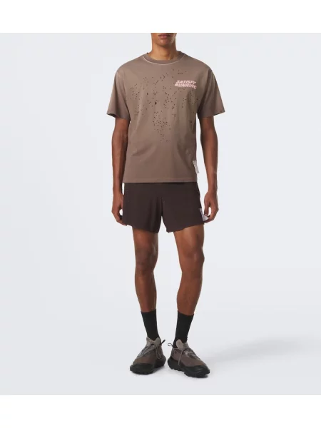 Tricou Satisfy cu imagine maro