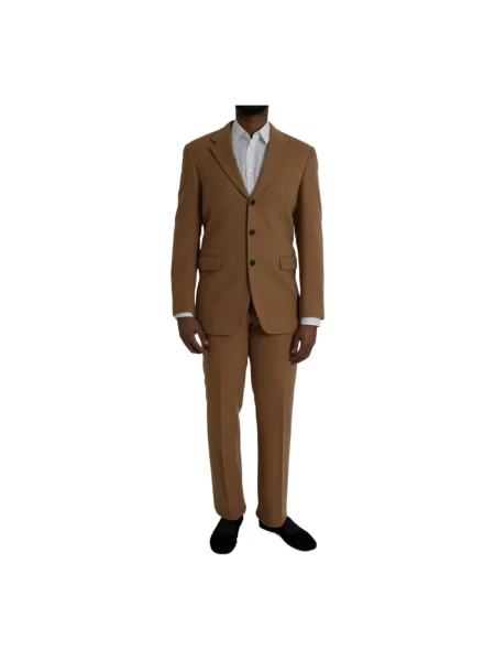 Garnitur Prada z kaszmiru brązowy