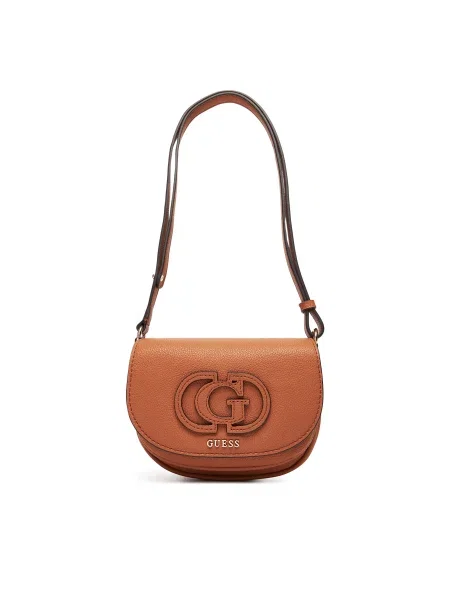 Guess Дамска чанта Calebra Mini кафяв