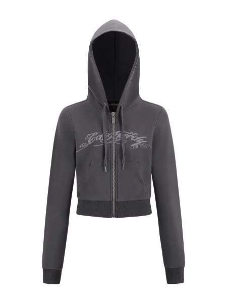 Ed Hardy Hanorac Love Is Mystery / închis gri