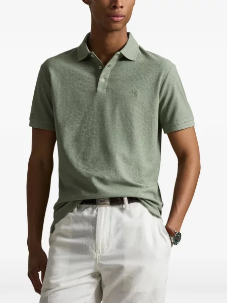 Șosete Polo Ralph Lauren cu broderie în carouri de flanelă verde