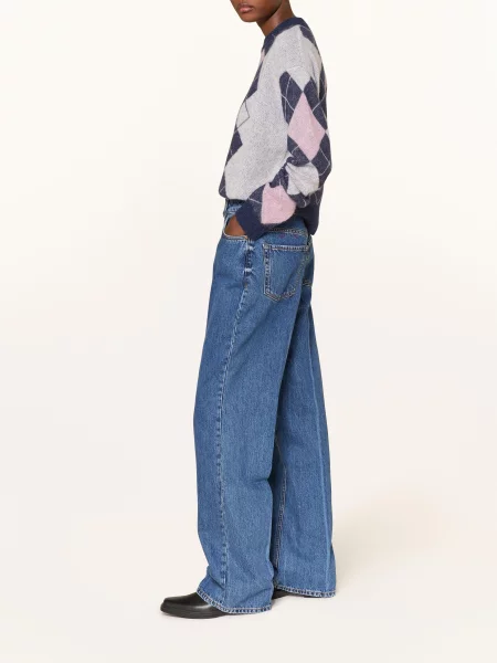 Hugo Jeansy Straight blau granatowe