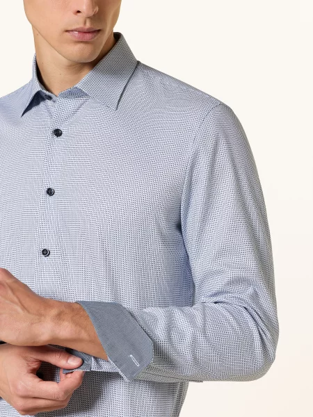 Olymp Košile No. Six Super Slim modrá