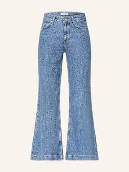 Marc O'polo Jeansy Flare blau niebieskie