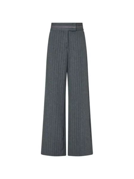 Pantaloni Liu Jo de lână gri