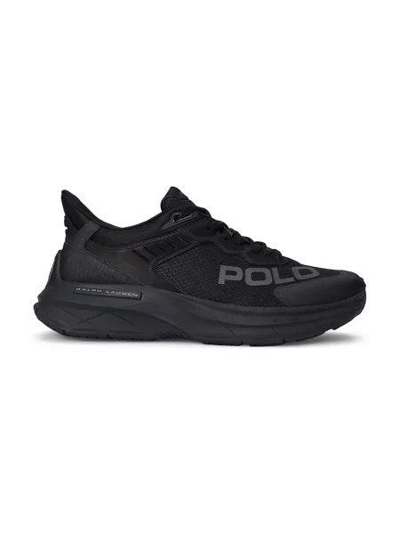 Sneakersy Polo Ralph Lauren skórzane czarne
