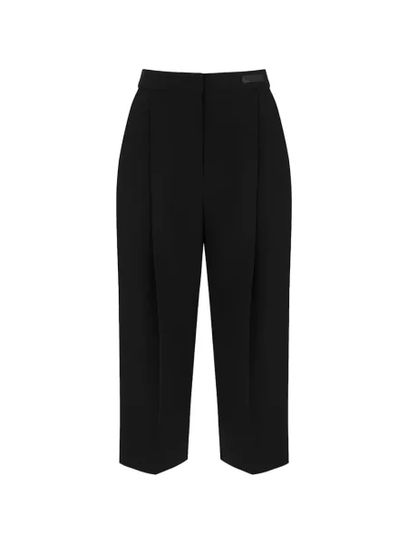 Pantaloni Elisabetta Franchi cu autograf negru
