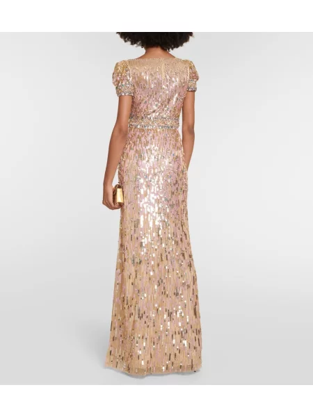 Rochie Jenny Packham auriu