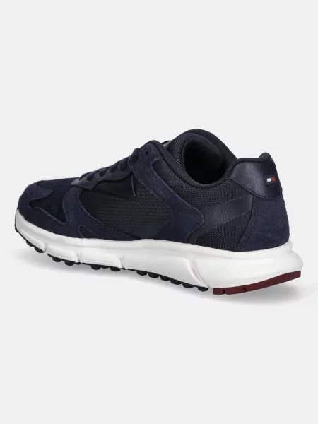Tenisky Tommy Hilfiger OUTDOOR RUNNER MIX tmavomodrá