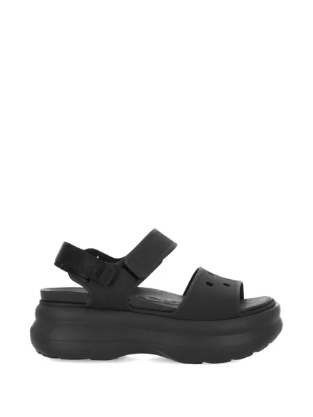 Sandale Crocs cu platformă cu bretele negru