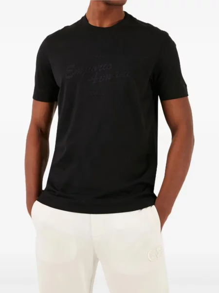 Μπλούζα Emporio Armani με κέντημα μαύρο