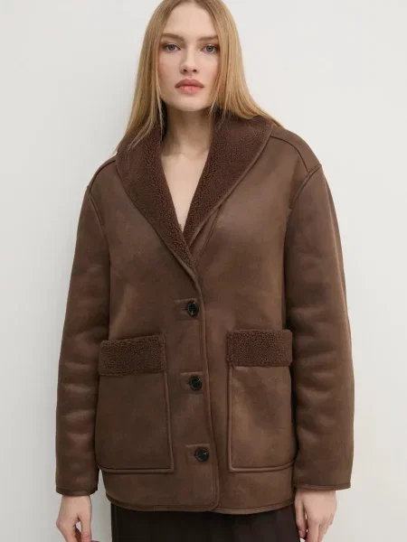 Hoss Intropia kurtka przejściowa brązowy