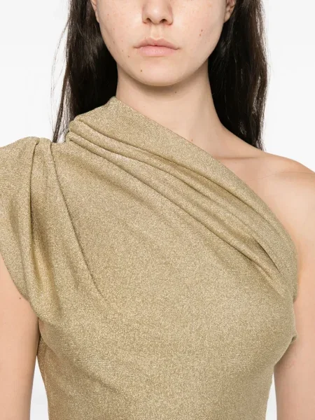 Bluză Khaite drapată galben