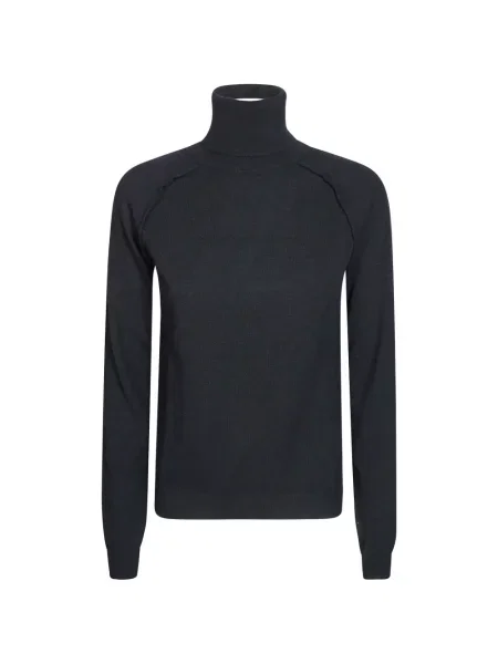 Tricou polo Dondup de lână gri